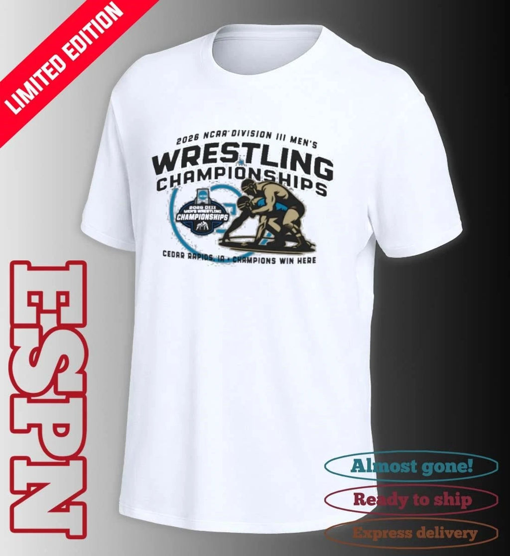 Official 2026 NCAA Division III Wrestling Championships Shirt