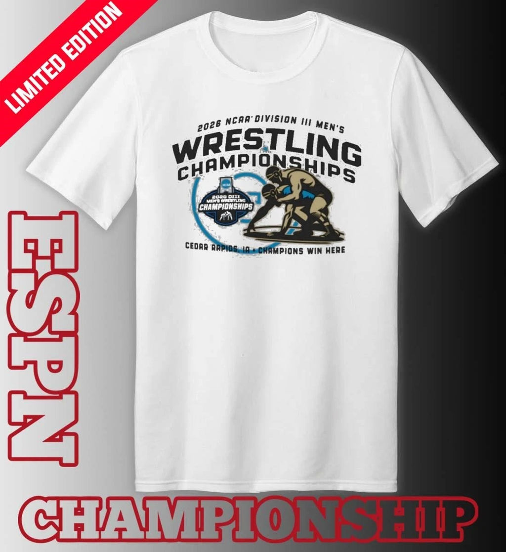 Official 2026 NCAA Division III Wrestling Championships Shirt