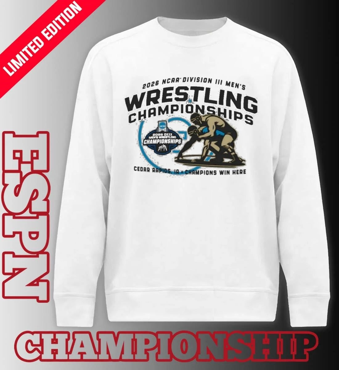 Official 2026 NCAA Division III Wrestling Championships Shirt