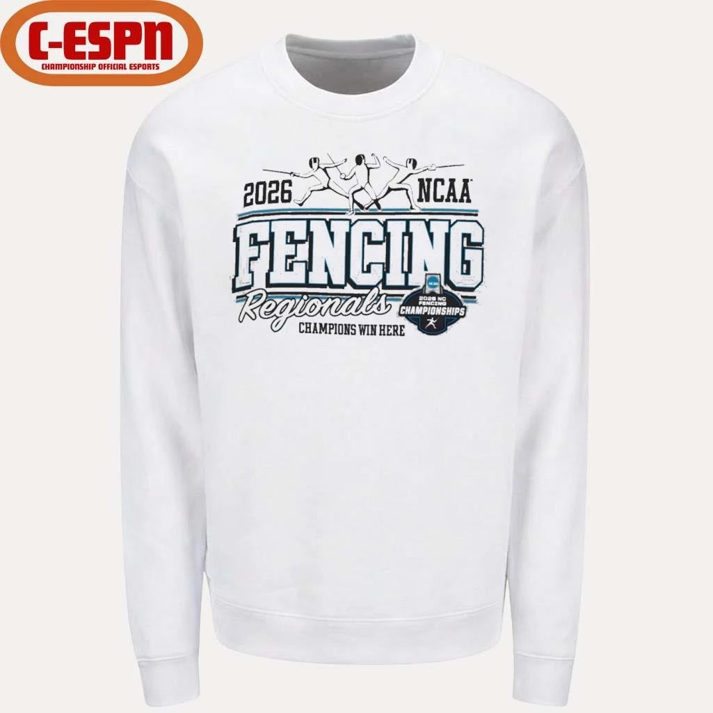 Official 2026 NCAA Fencing Regionals T-Shirt