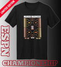 Official 2026 NCAA Men’s Basketball Tournament March Madness Teams Bracket T-Shirt