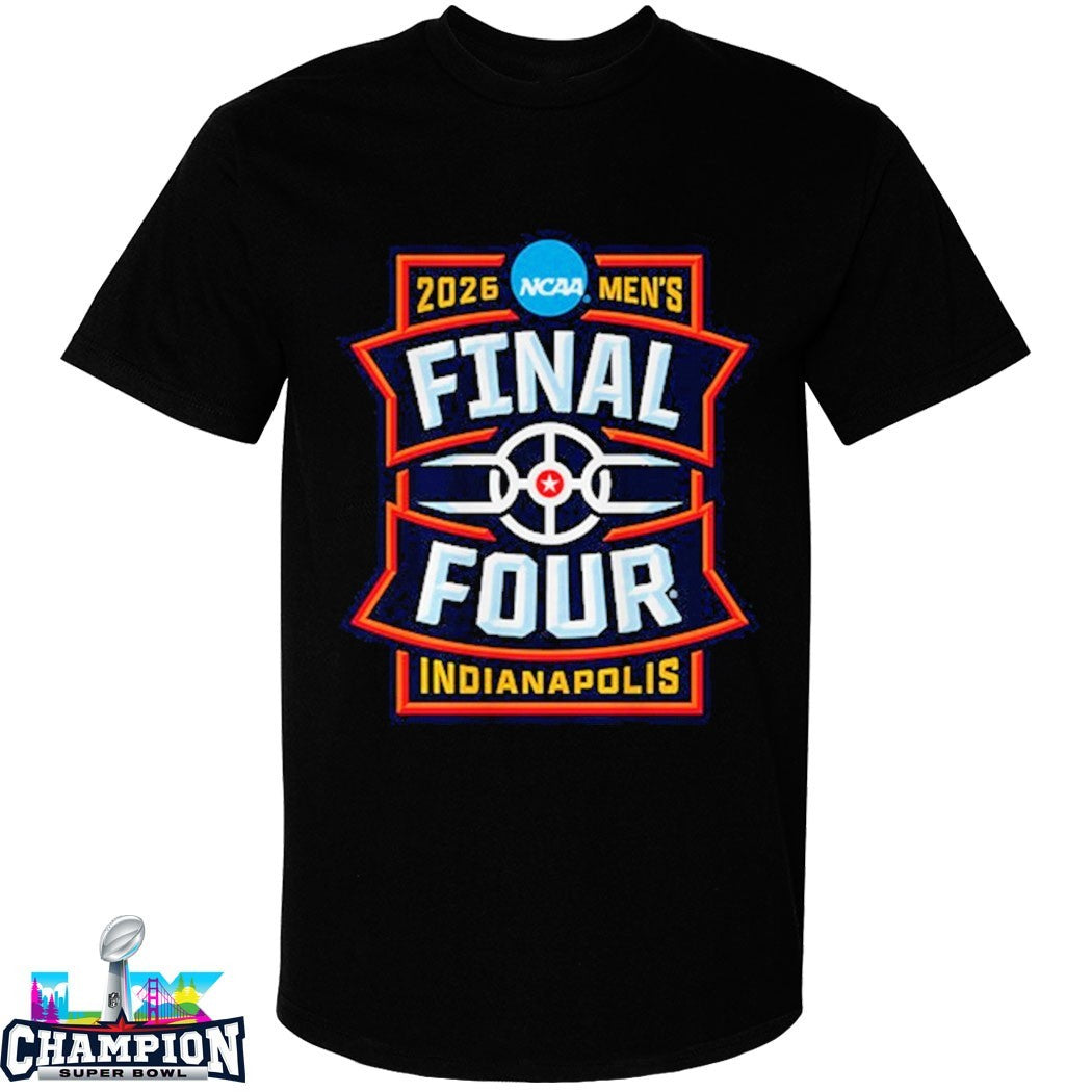 Official 2026 NCAA Men’s Final Four Indianapolis Logo T-Shirts