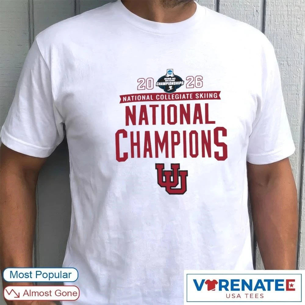 Official 2026 NCAA National Collegiate Skiing National Champions Utah Utes Hot New T-Shirt