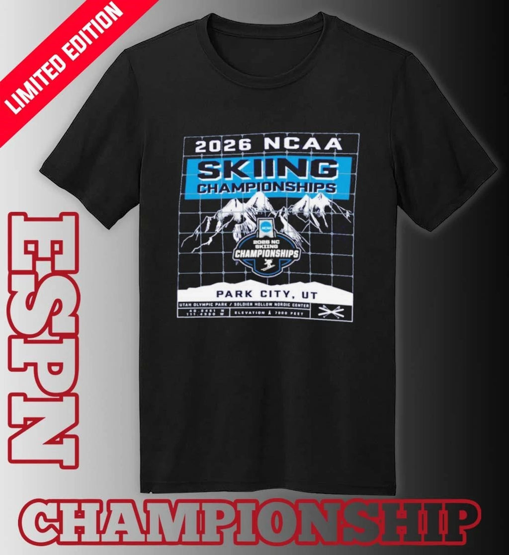 Official 2026 NCAA Skiing Championships – Park City, UT T-Shirt