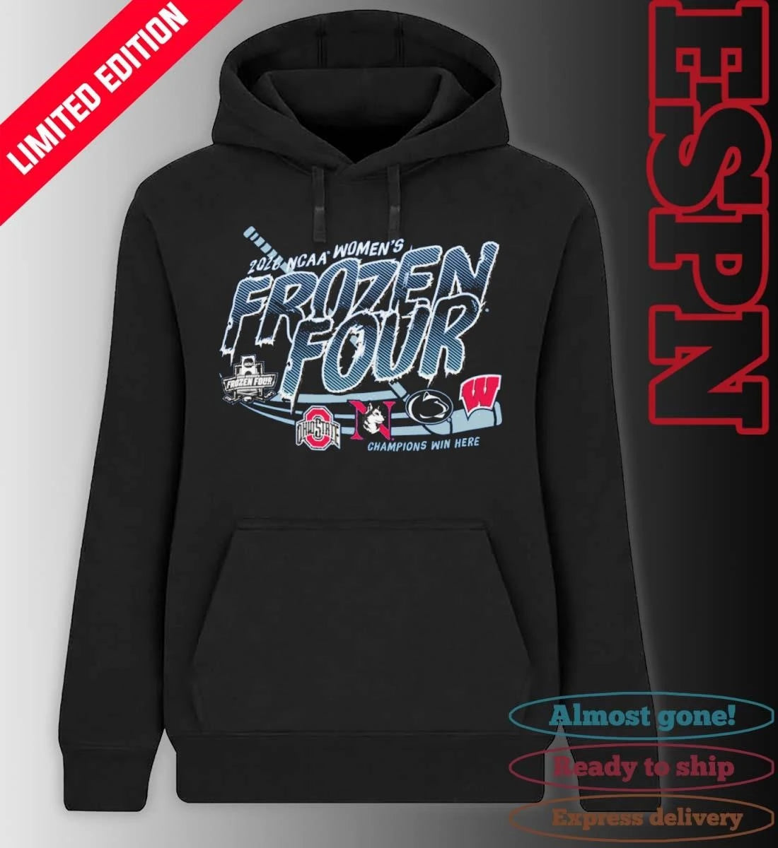 Official 2026 NCAA Women’s Ice Hockey Championship – Frozen Four Shirt