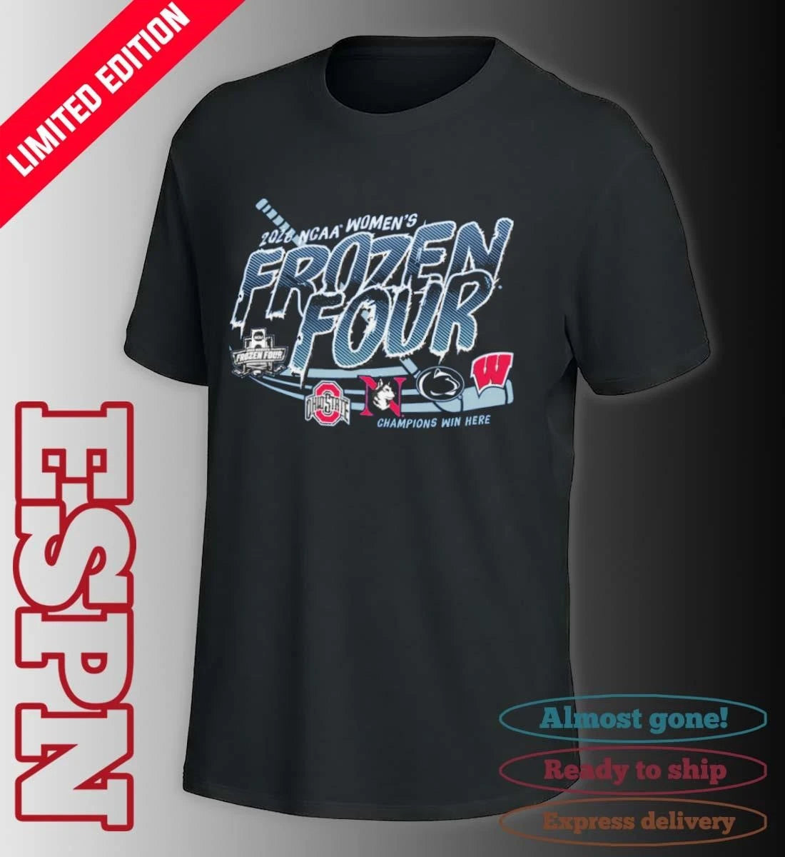Official 2026 NCAA Women’s Ice Hockey Championship – Frozen Four Shirt