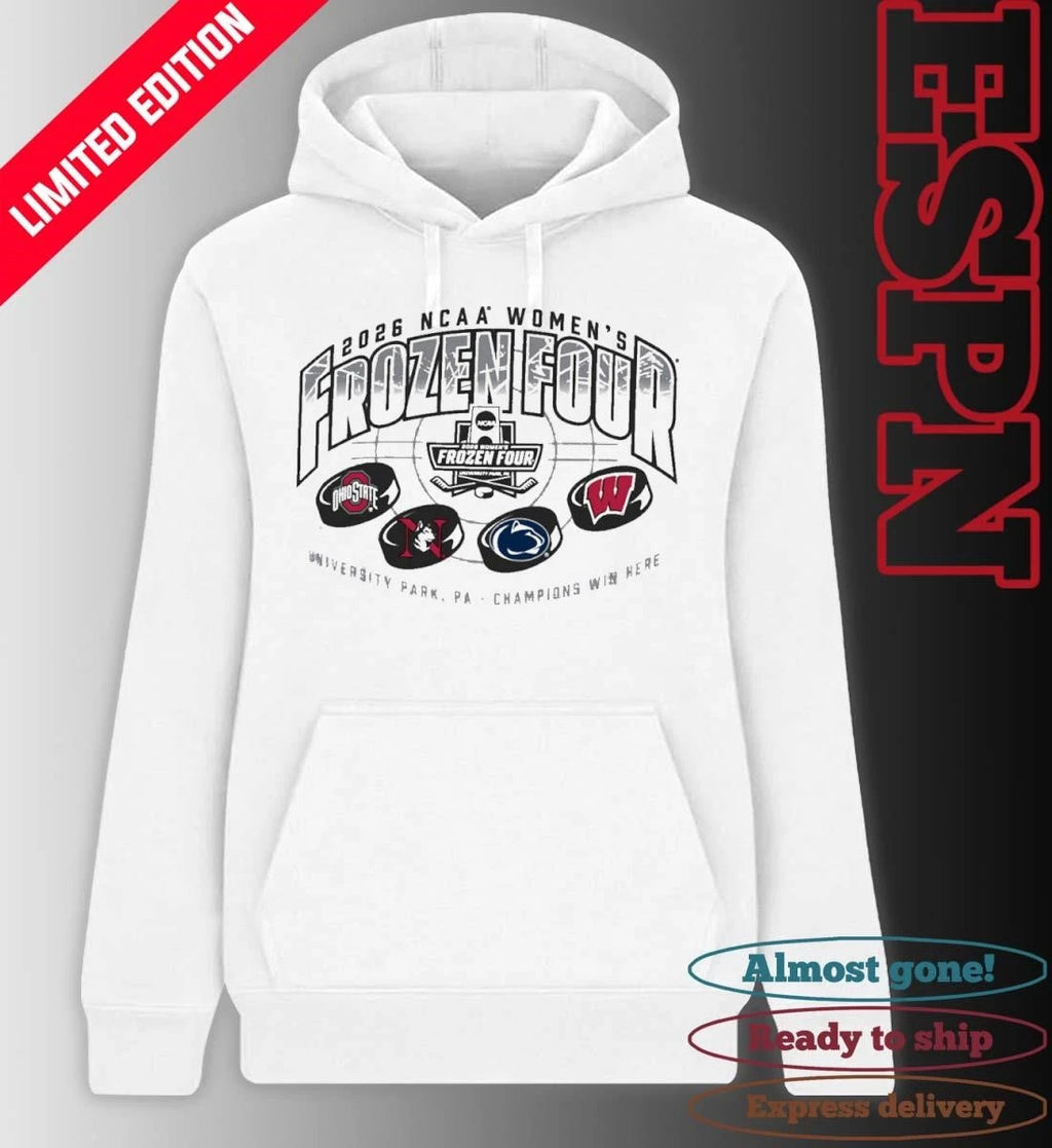 Official 2026 NCAA Women’s Ice Hockey Frozen Four Shirt