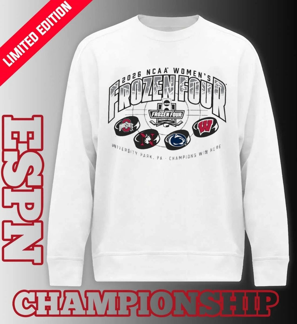 Official 2026 NCAA Women’s Ice Hockey Frozen Four Shirt