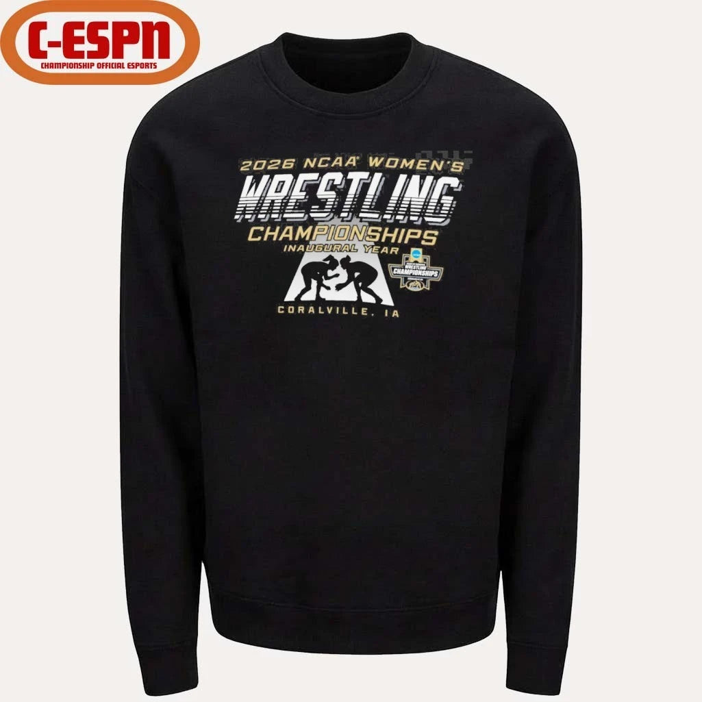 Official 2026 NCAA Women’s Wrestling Championships – Coralville, IA T-Shirt