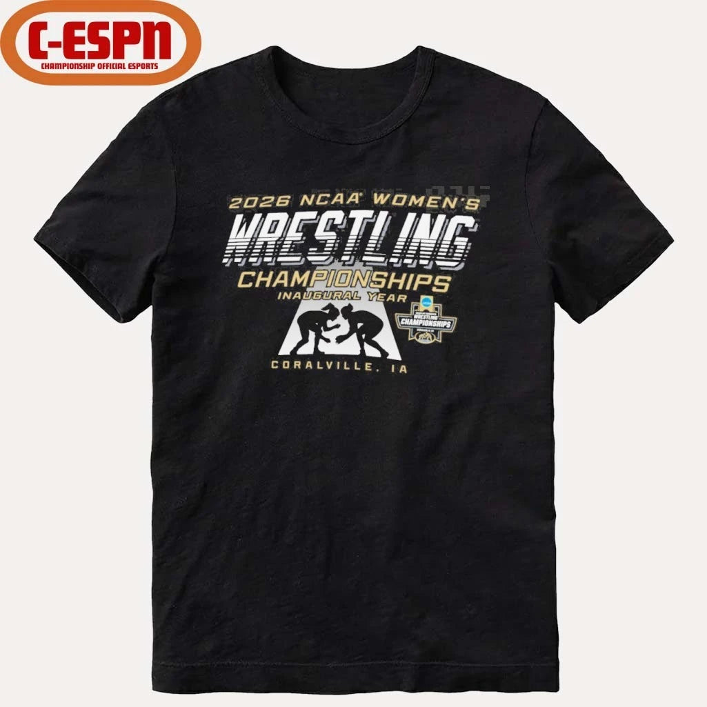 Official 2026 NCAA Women’s Wrestling Championships – Coralville, IA T-Shirt