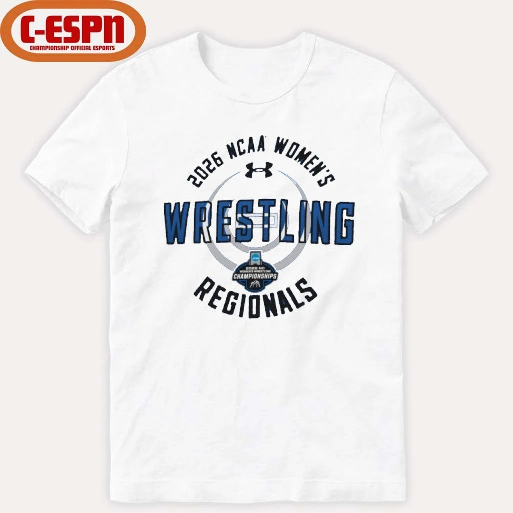 Official 2026 NCAA Women’s Wrestling Regional T-Shirt
