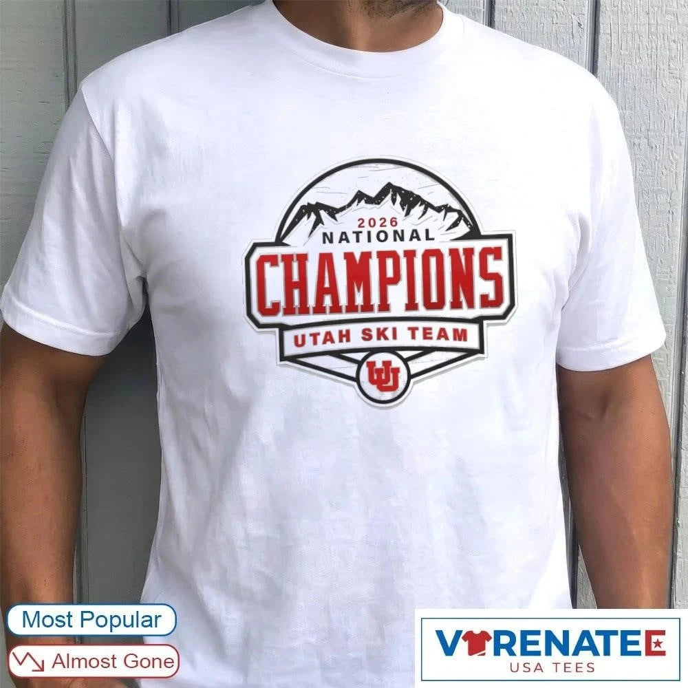 Official 2026 National Champions Utah Ski Team Hot New T-Shirt