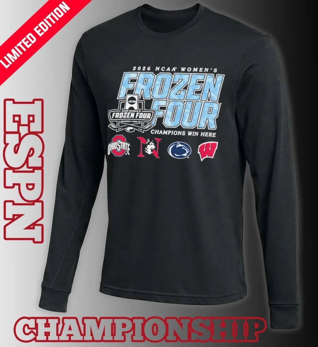 Official 2026 National Collegiate Women’s Ice Hockey Championship – Frozen Four T-Shirt