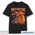 Official 2026 Punch The Monkey Girlfriend Momo Chan Bootleg T-Shirt