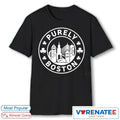 Official 2026 Purely Boston Shamrock Logo T-Shirt