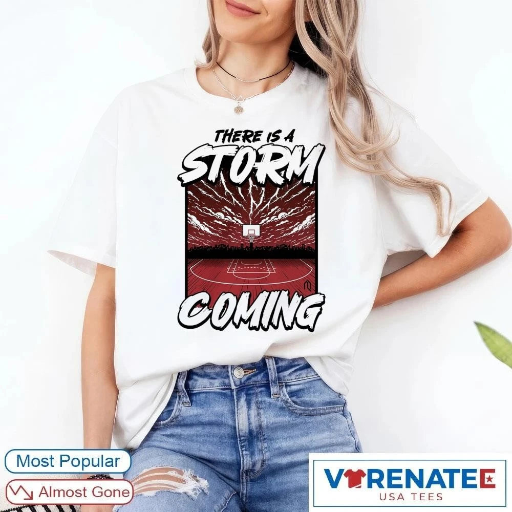 Official 2026 St. John’s Red Storm There Is A Storm Coming T-Shirt