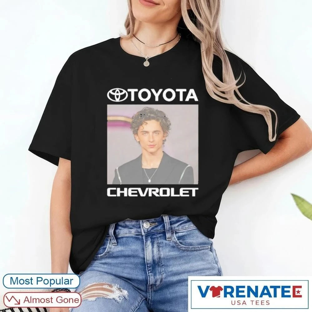 Official 2026 Timothee Chalamet Toyota Chevrolet T-Shirt