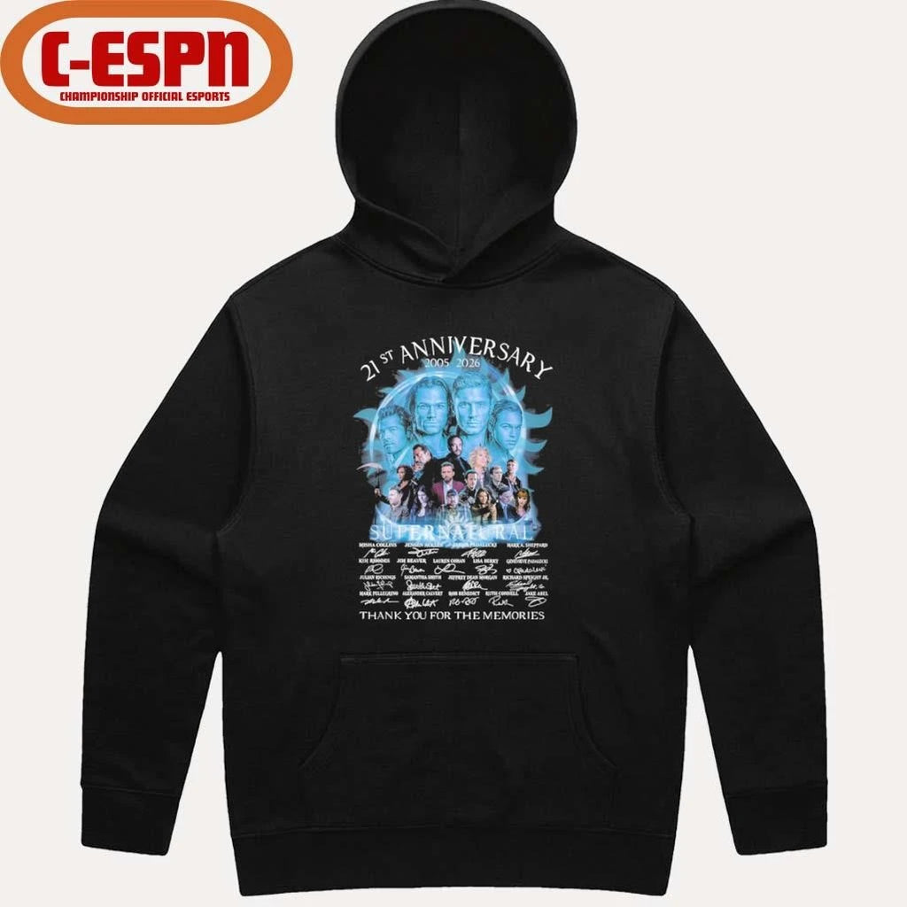 Official 21st Anniversary 2005-2026 Super Natural Thank You For The Memories Shirt