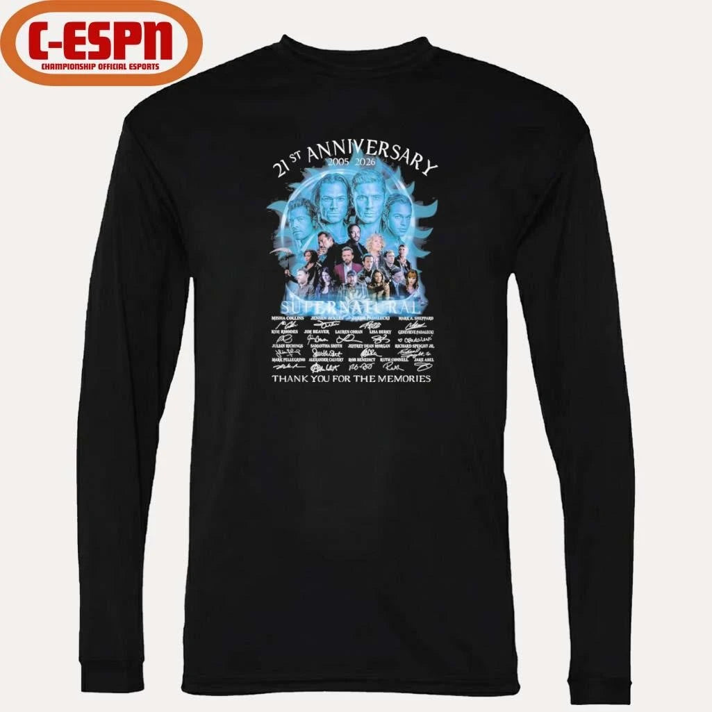 Official 21st Anniversary 2005-2026 Super Natural Thank You For The Memories Shirt