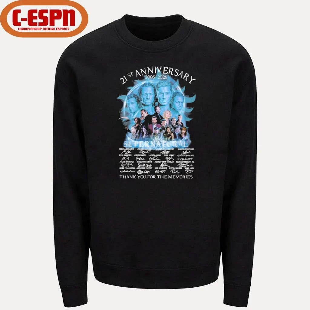 Official 21st Anniversary 2005-2026 Super Natural Thank You For The Memories Shirt