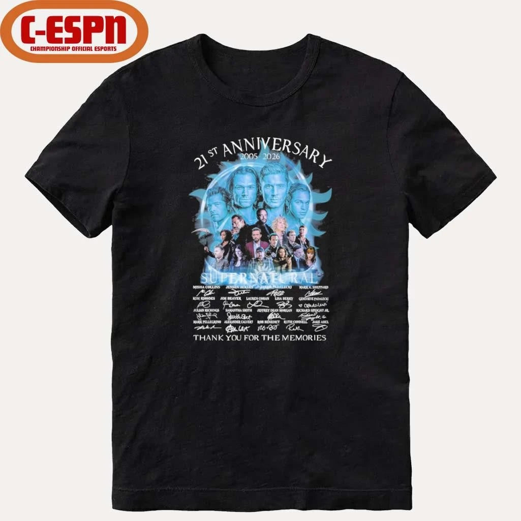 Official 21st Anniversary 2005-2026 Super Natural Thank You For The Memories Shirt