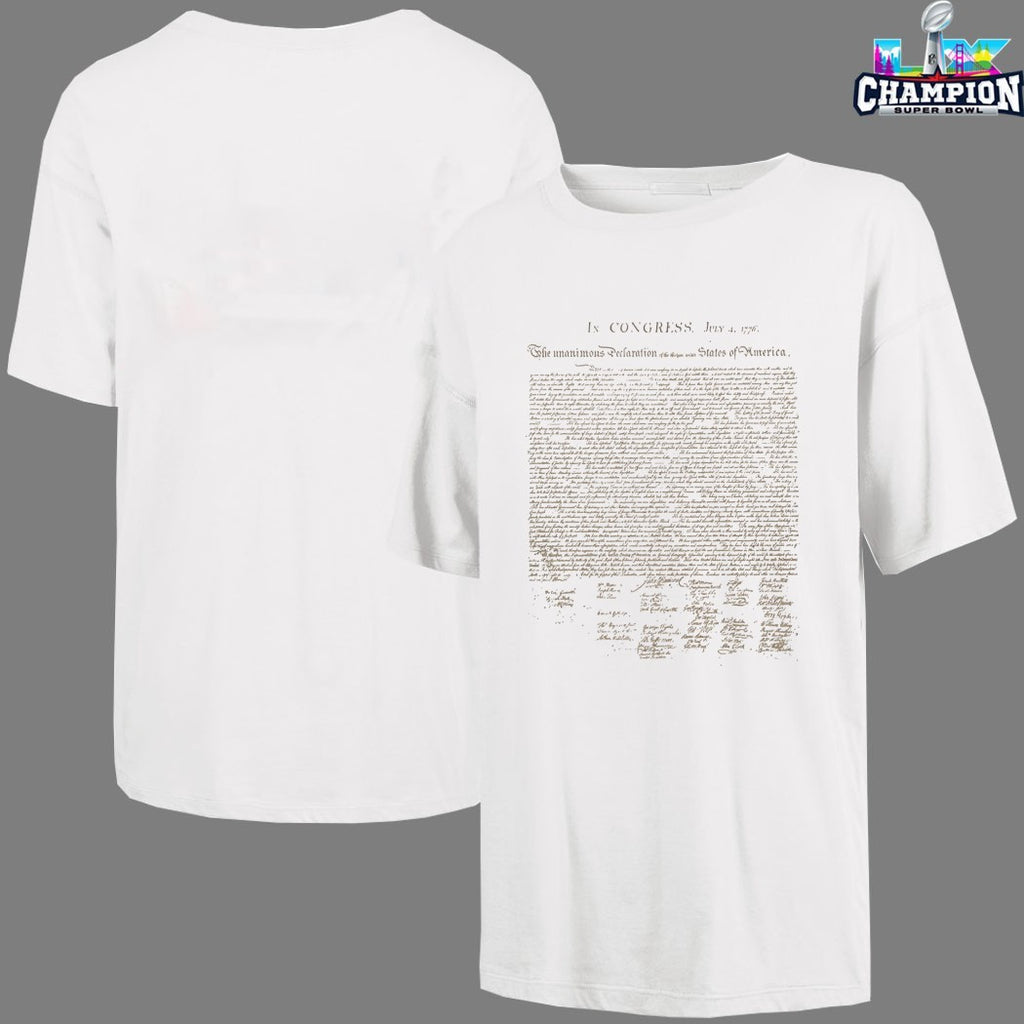 Official 250th Declaration In Congress July 4 1776 The Unanimous Declaration States Of America T-shirts