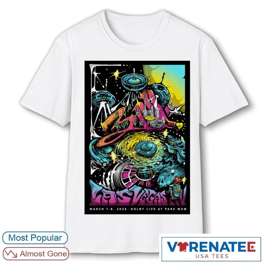 Official 311 Band March 7-8 2026 Dolby Live At Park MGM In Las Vegas NV Poster T-Shirt