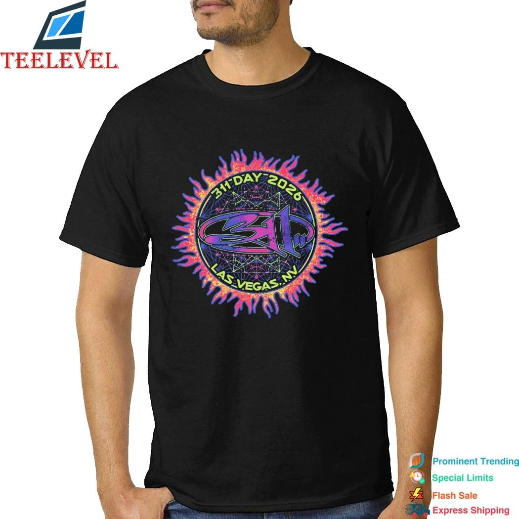 Official 311 Day 2026 Las Vegas NV Sacred Sun Shirts