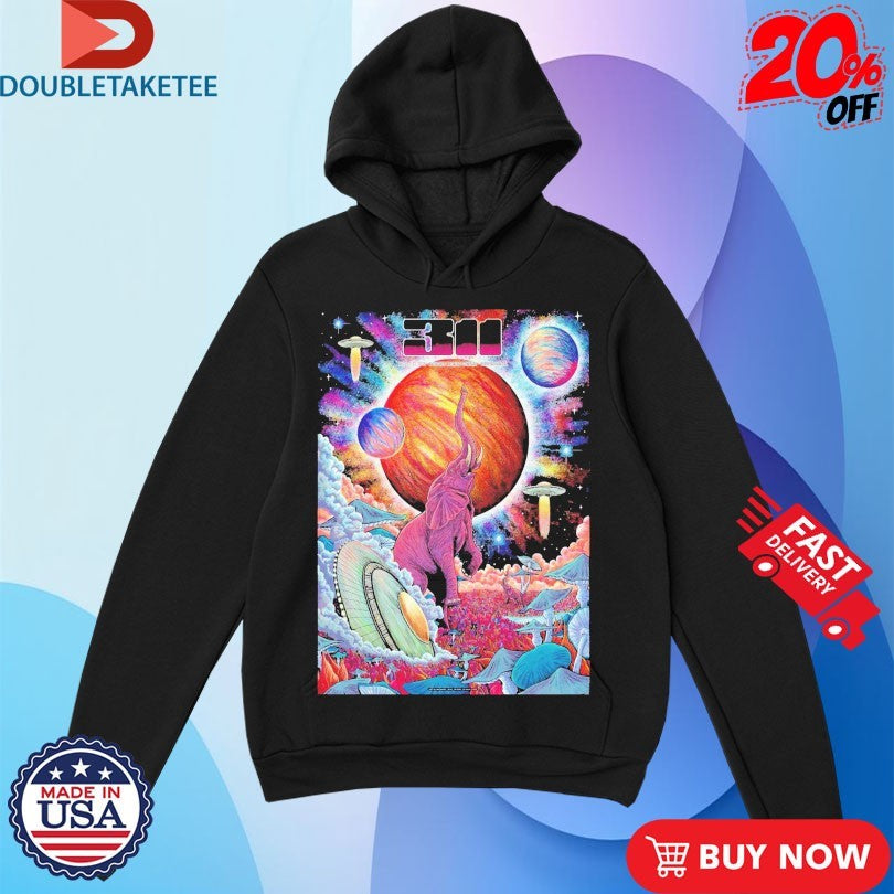Official 311 Unity Tour 2025 Birmingham, Alabama Magic City At Avondale Brewing Company On August 27 Elephant UFO Shirts