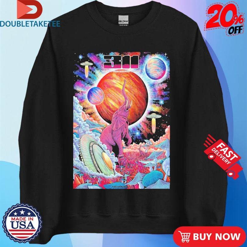 Official 311 Unity Tour 2025 Birmingham, Alabama Magic City At Avondale Brewing Company On August 27 Elephant UFO Shirts