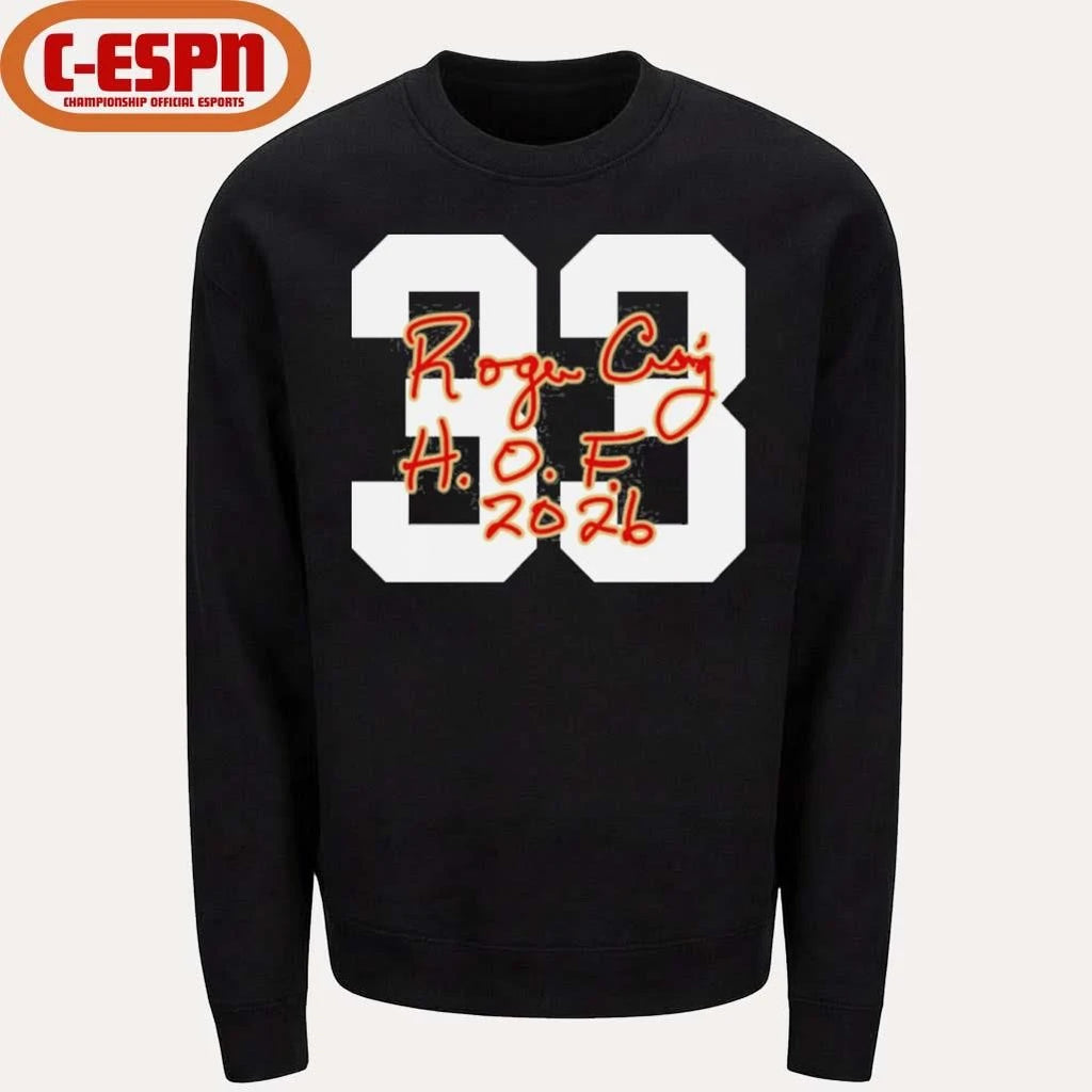 Official 33 Roger Craig 49ers Class of 2026 Elected Signature T-Shirt