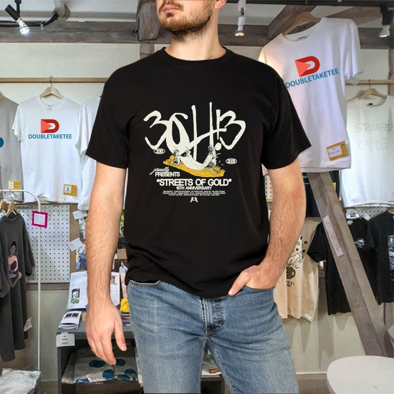 Official 3OH!3 Streets Of Gold 15th Anniversary Rats Shirts