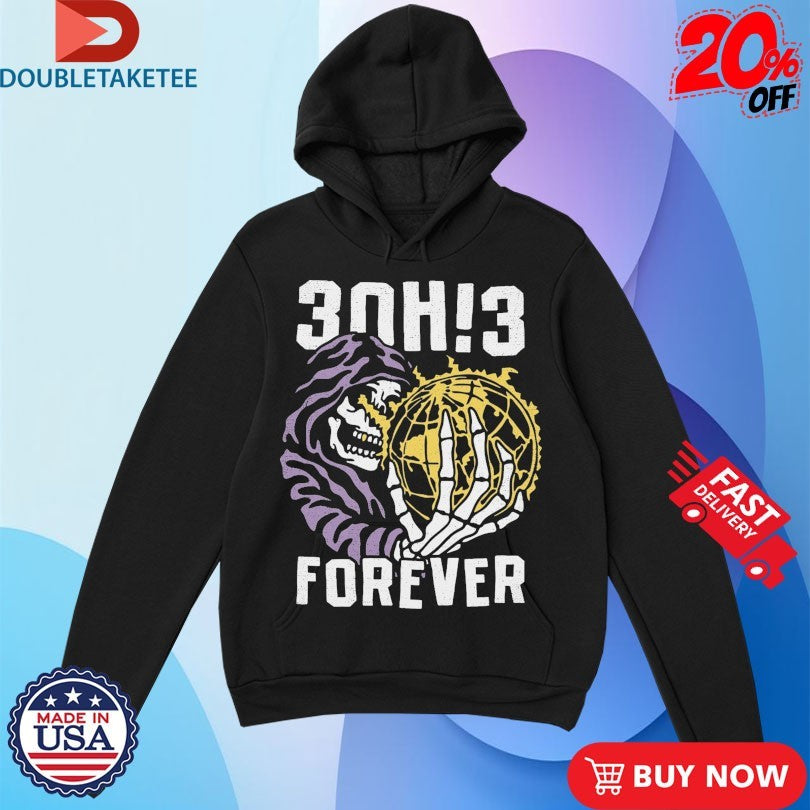 Official 3Oh!3 Forever Globe Shirts