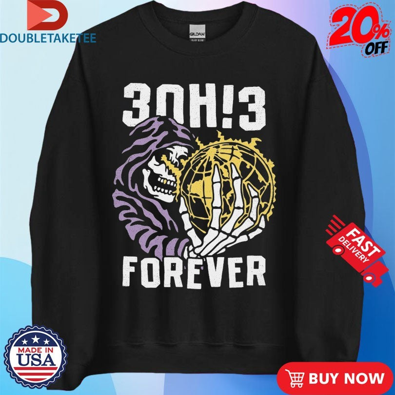 Official 3Oh!3 Forever Globe Shirts