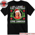 Official 500 Level Sophie Cunningham Indiana Fever All I Want For Christmas Shirt