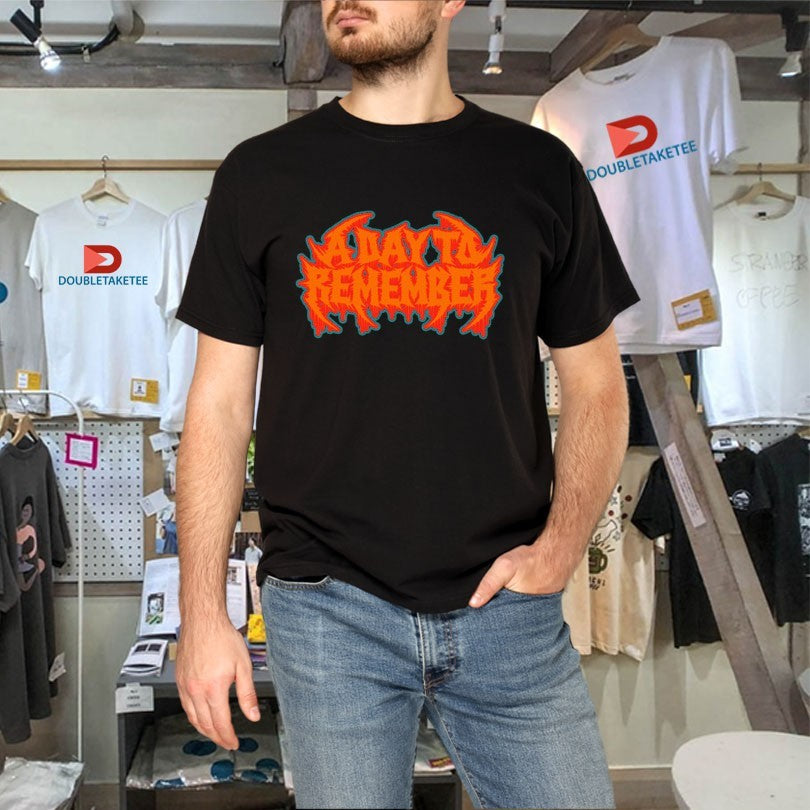 Official A Day To Remember Metal Logo Shirts