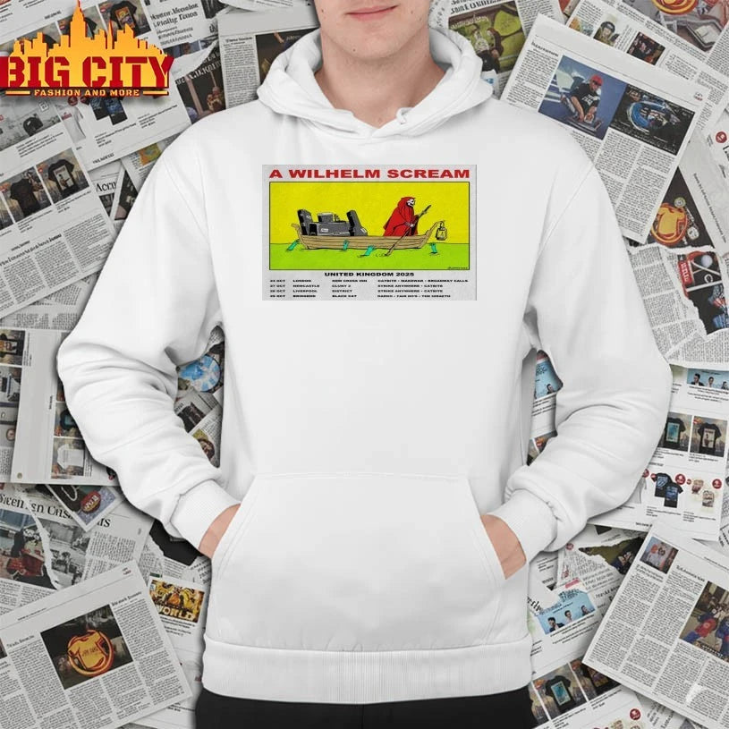 Official A Wilhelm Scream United Kingdom 2025 Poster shirts