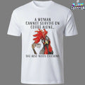 Official A Woman Can Not Survive On Coffee Alone She Also Needs Chickens Rooster T-shirts
