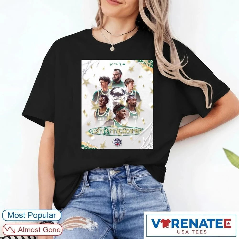 Official AAC South Florida Bulls USF Men’s Basketball Champions It’s Our Time Poster T-Shirt