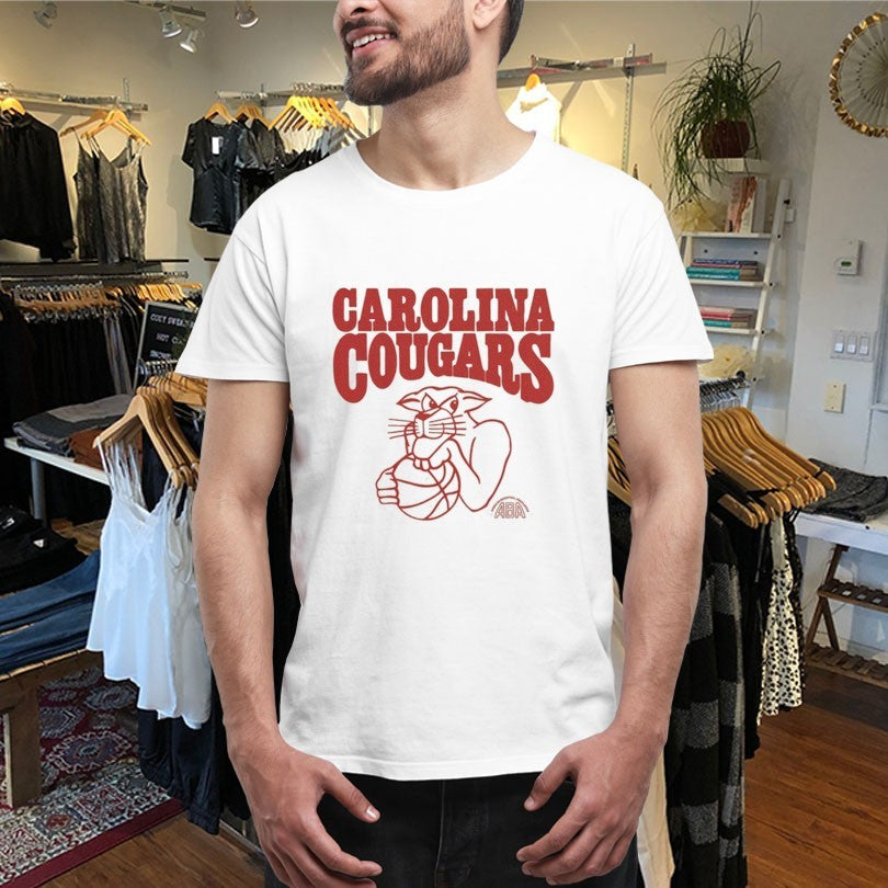 Official ABA Carolina Cougars Logo Shirts