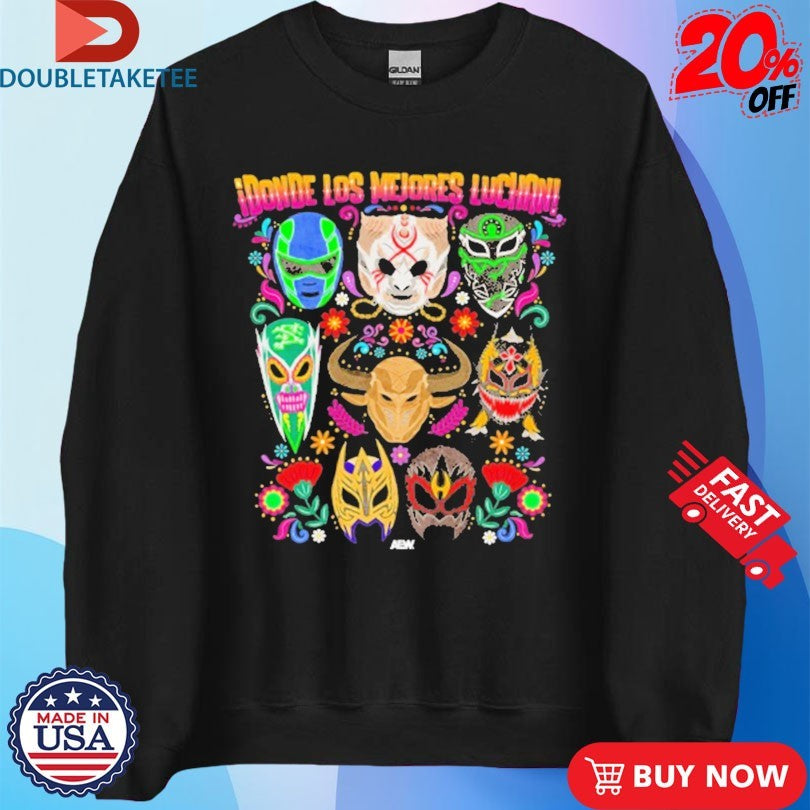 Official AEW Hispanic Heritage Month !Donde Los Mejores Luchan Shirts