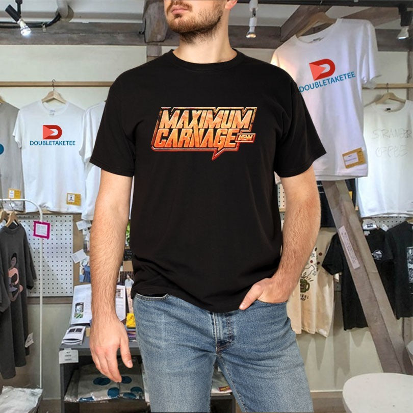 Official AEW Maximum Carnage Logo Shirts