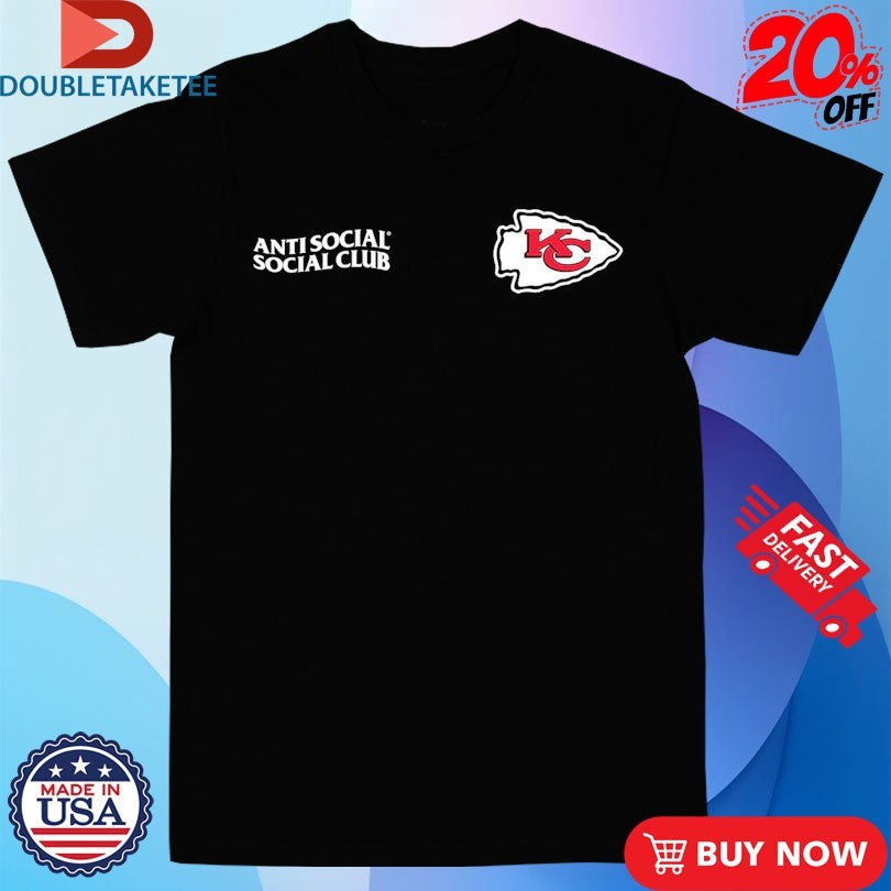 Official ASSC X KC Chiefs Anti Social Social Club Shirts