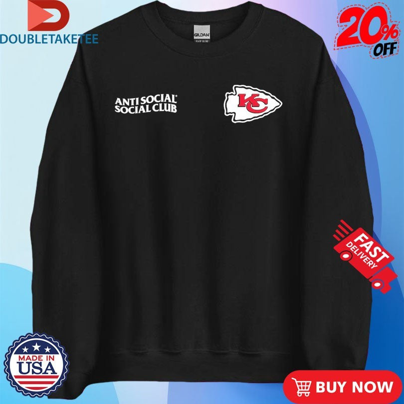 Official ASSC X KC Chiefs Anti Social Social Club Shirts