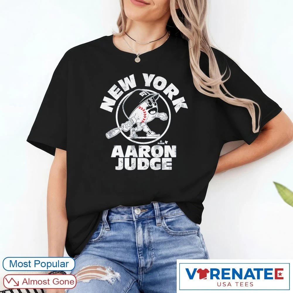 Official Aaron Judge New York Yankees MLB Baseball Buddies T-Shirt