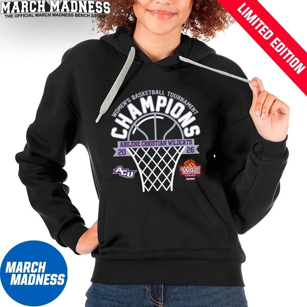 Official Abilene Christian Wildcats 2026 WAC Women’s Basketball Tournament Champions Shirt