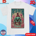 Official Acid Bath August 16, 2025 Tour High On Fire Windhand Heavy Temple Son Ja Nevermore Hall. Baltimore, MD Skull Shirts