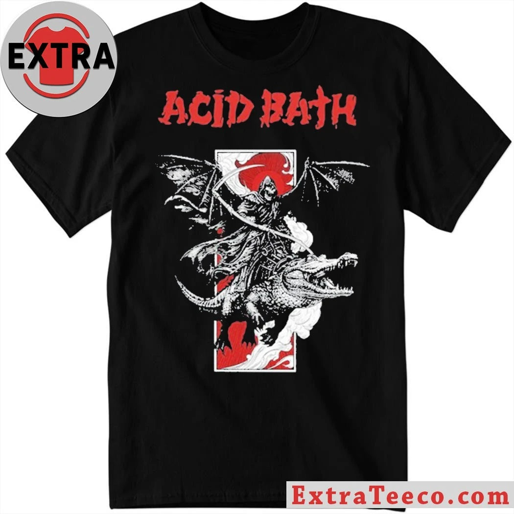 Official Acid Bath Band Alligator Wall T-Shirt