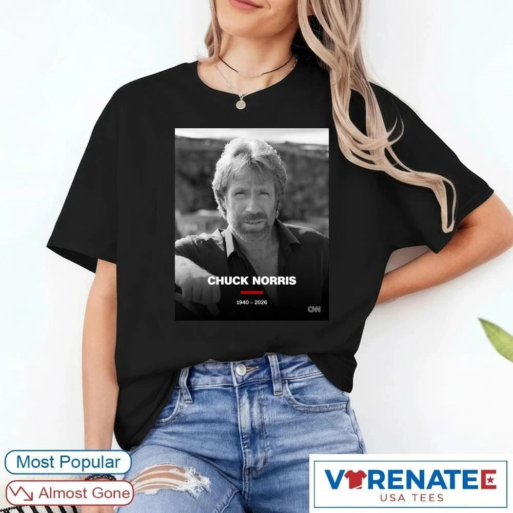 Official Actor Chuck Norris Has Died 1940 – 2026 CNN Poster T-Shirt