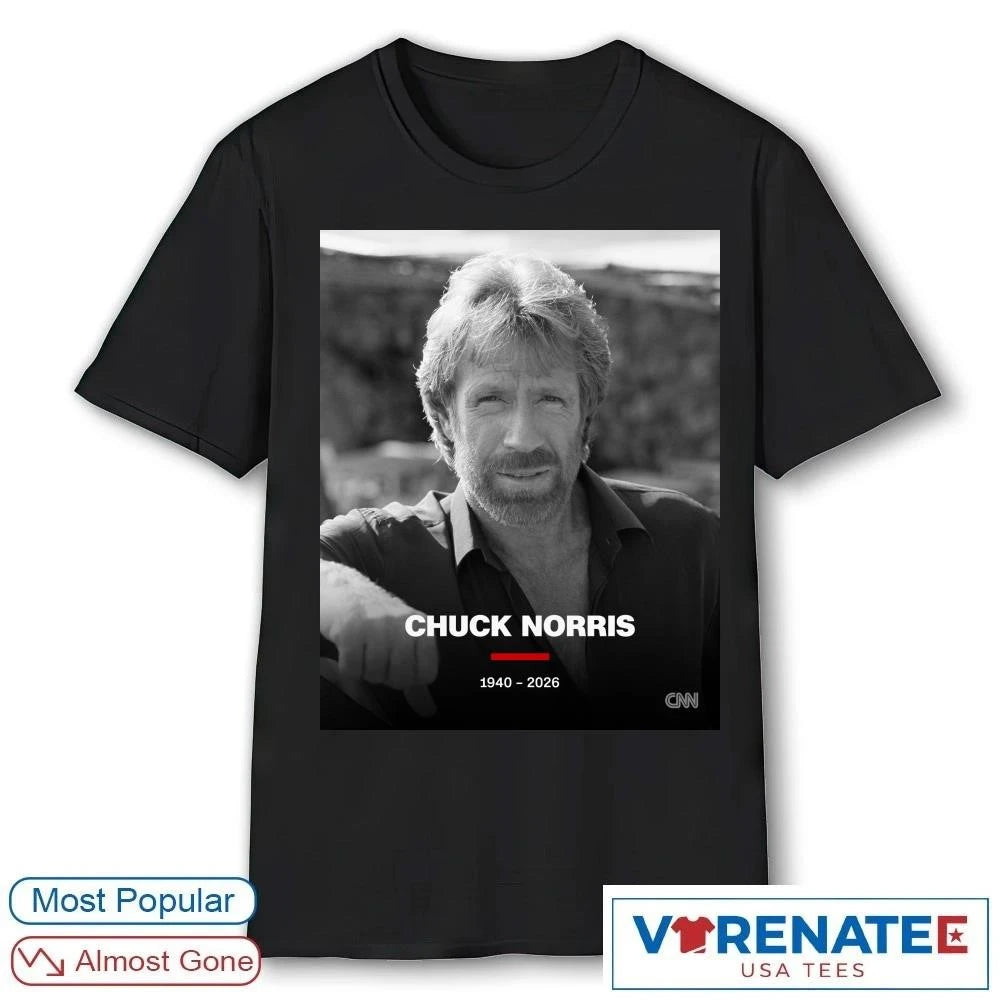 Official Actor Chuck Norris Has Died 1940 – 2026 CNN Poster T-Shirt